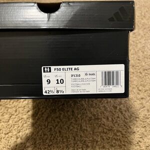 Adidas F50 Elite AG Soccer Cleats - Black